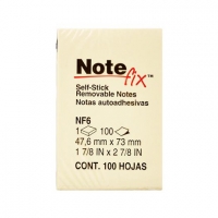 Notefix<br> 黃色便條紙<BR>(2x3"/51x76mm)