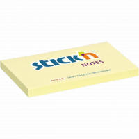 <font color=006633>$72/dz</font><br>Stick'N 黃色便條紙<BR>3x5" [76x127mm]