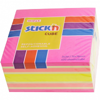 Stick'N Regular Cube <br> 彩色便條紙 [3x3''] <br> 21536 / 21537 / 21538