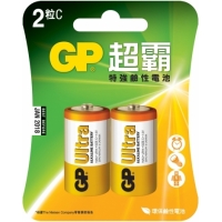 GP 超霸鹼性電池<BR> C (2粒裝) 