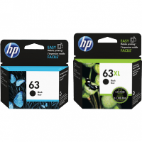 HP Ink Cartridge <br>#63/#63XL<br>(黑色墨盒)
