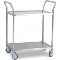 <font color=006633>$1800/pc</font><br>兩層不銹鋼多用途推車<BR>[兩層+不銹鋼]