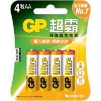 GP 超霸鹼性電池<BR> AA (4粒裝)